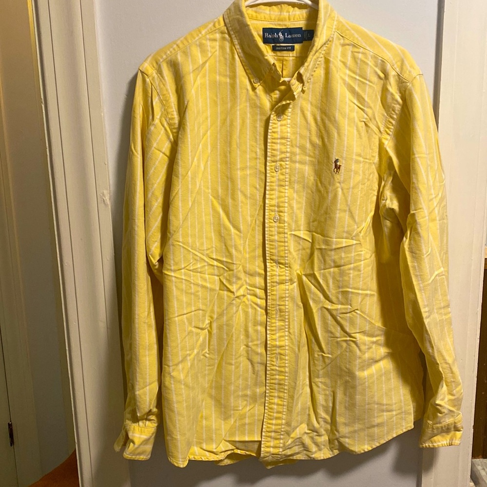 Mens Ralph Lauren Long Sleeve Dress Shirt